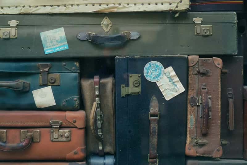 Ornate Luggage Labels from Grand Hotels (Image Credits: Unsplash)