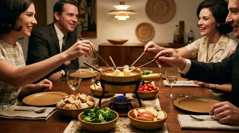 #14 - The Fondue Set That Was Both a Centerpiece and a Commitment (Image Credits: Gemini)