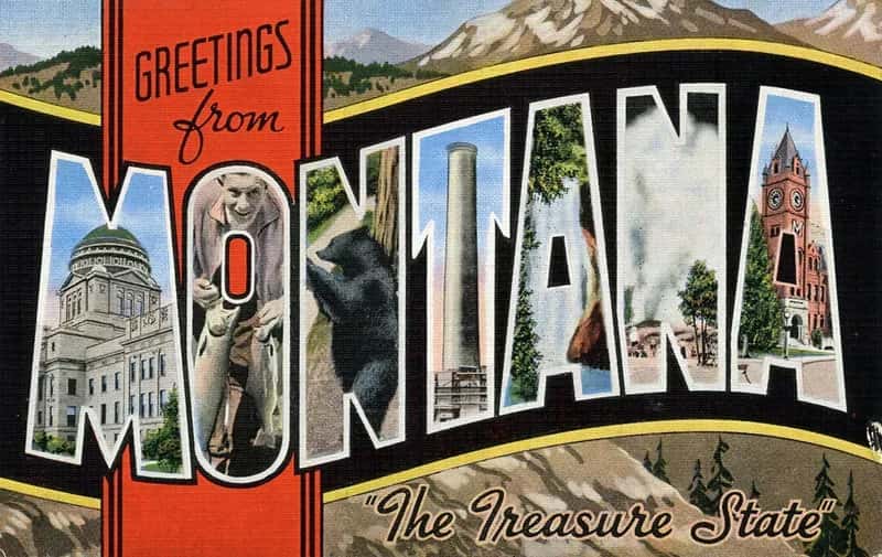 6. Montana: Pension Breaks Just Got Quietly Slashed (Image Credits: Greetings from Montana, The Treasure State - Large Letter Postcard, CC BY 2.0)