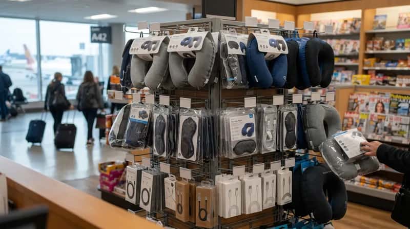 #12 - Travel Pillows and Basic Gear Sold at Gift-Shop Markups (Image Credits: Gemini)