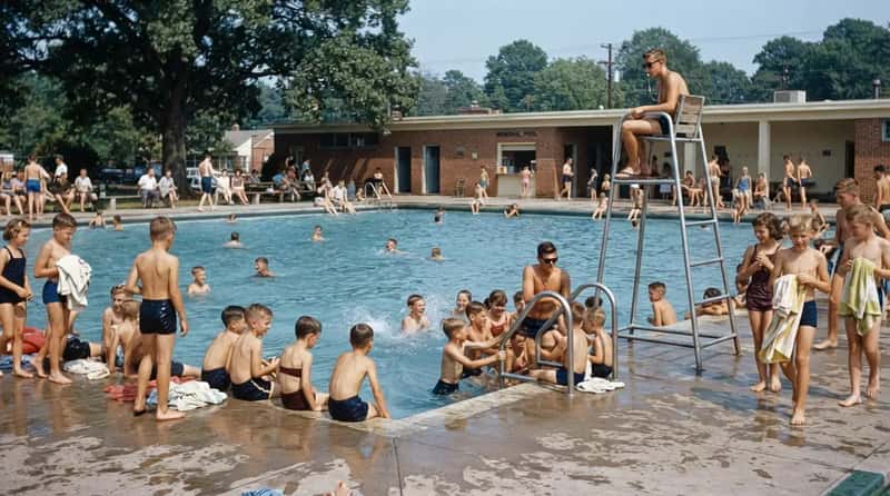 #9 - The Community Pool Where Everyone Learned to Swim the Same Way (Image Credits: Gemini)
