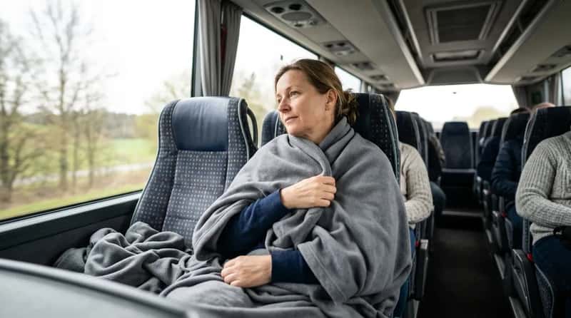 #12 - They Pack a Blanket for a Coach That's Always Freezing (Image Credits: Gemini)
