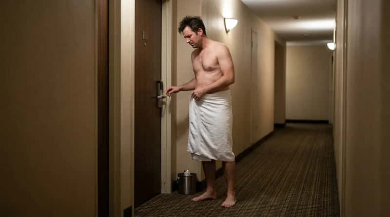 #15 - Locked Out in the Hallway, Wearing Nothing but a Towel (Image Credits: Gemini)