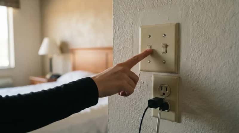#23 - The Warm Spot on an Electrical Outlet or Switch Plate (Image Credits: Gemini)