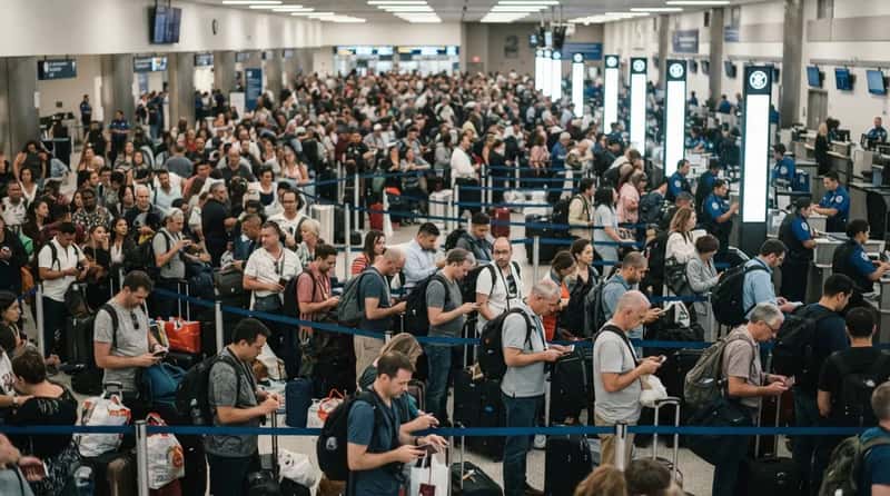#5 - Customs Lines Can Wreck a Connection That Looked Fine (Image Credits: Gemini)