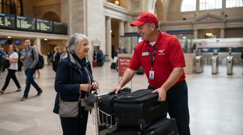Red Caps Carry Your Bags for Free, and Most People Walk Right Past Them (Image Credits: Gemini)