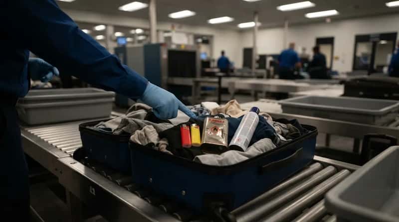 #3 - Packing Lighters or Flammables Into Checked Luggage (Image Credits: Gemini)