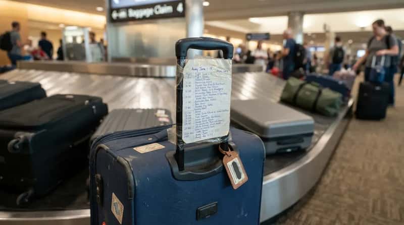 #14 - The Handwritten Itinerary Taped to the Handle (Image Credits: Gemini)