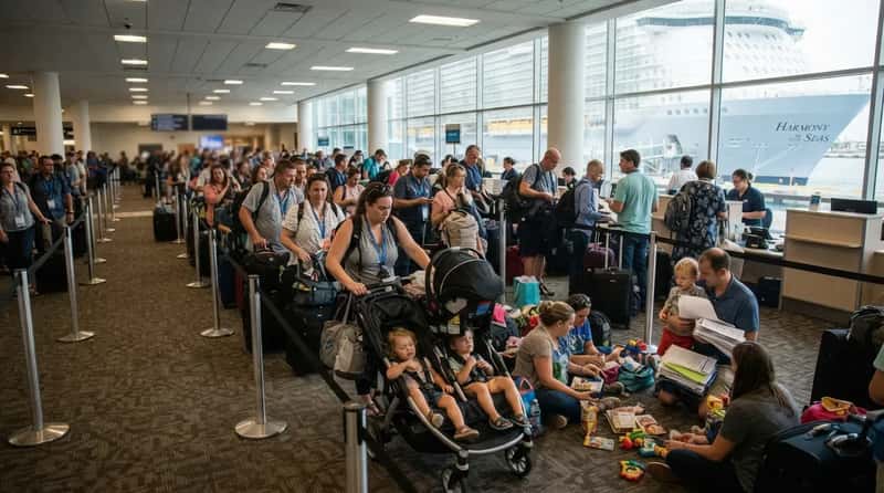 #8 - Harmony of the Seas: Where the Strollers Slow the Line (Image Credits: Gemini)