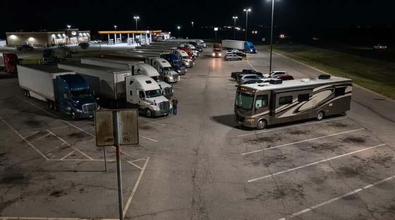 #4 - Truckers vs. RVers: The Tension No One Talks About (Image Credits: Gemini)