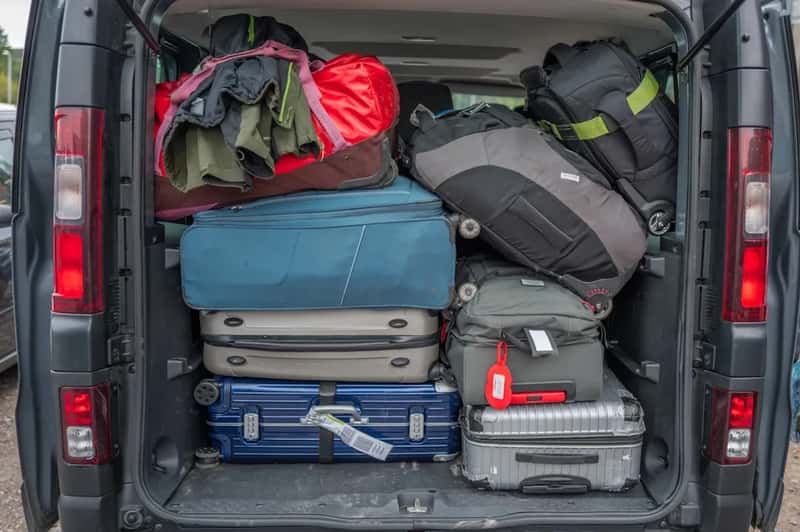 5. Overpacking the car (Image Credits: Unsplash)