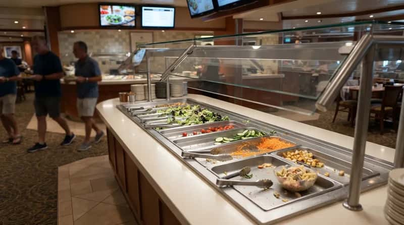 #7 - Norwegian Epic's Garden Cafe: Where the Salad Bar Gaps Show Up (Image Credits: Gemini)