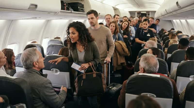 #15 - Turning the Aisle Into a Seat-Swap Negotiating Table (Image Credits: Gemini)