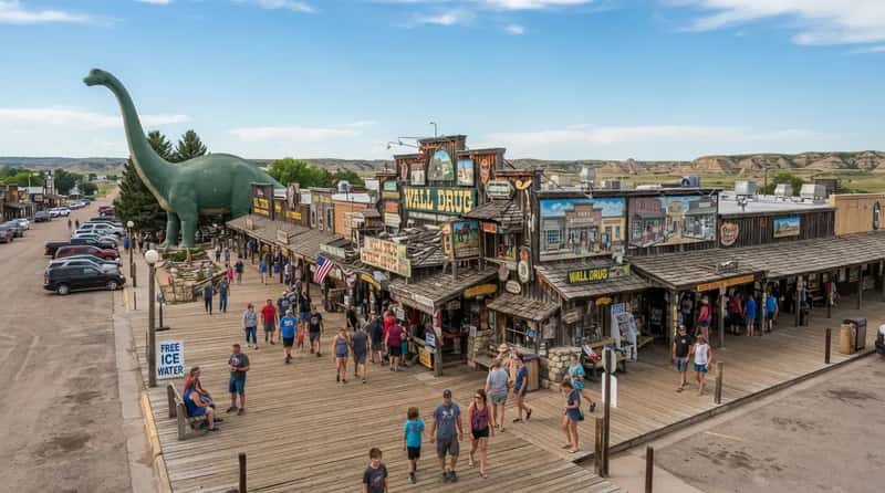#10 - Wall Drug, South Dakota: The Free Ice Water Stop That Still Pulls In 2 Million a Year (Image Credits: Gemini)
