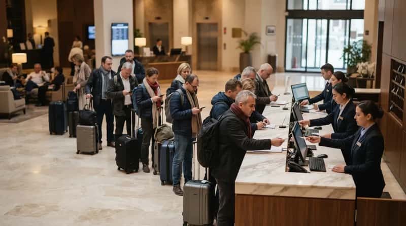 #3 - The Check-In Line That Eats the First Hour (Image Credits: Gemini)