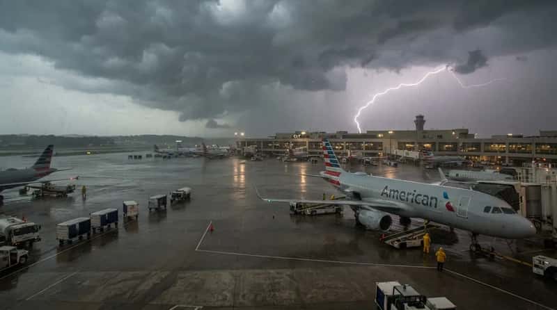 #8 - Weather Belts Guarantee Certain Hubs Will Wreck Your Layover on Schedule (Image Credits: Gemini)