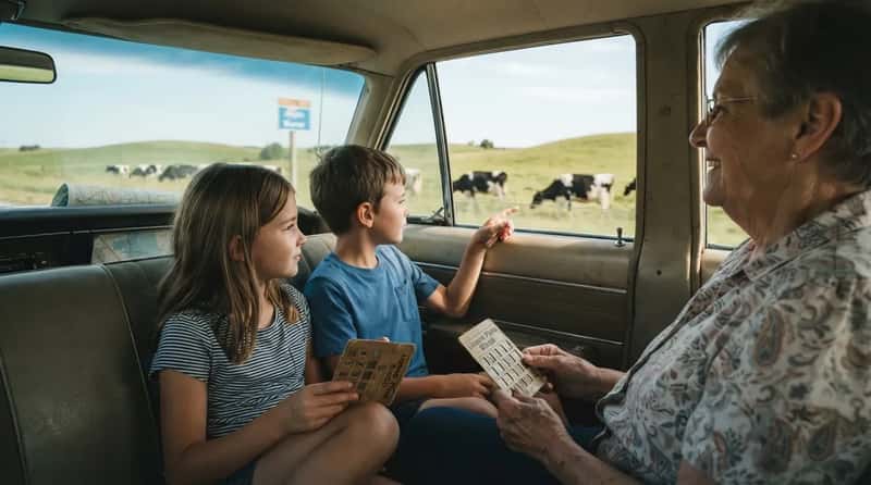 #4 - License Plate Games and Zero Screens for the Kids (Image Credits: Gemini)