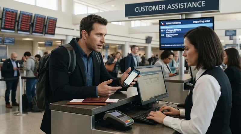 #14 - They Push For Rebooking On Rival Airlines, Not Just Their Own (Image Credits: Gemini)
