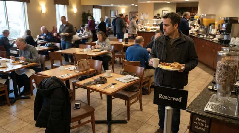 #8 - There Is No Table Left, Yet Half of Them Are Empty (Image Credits: Gemini)