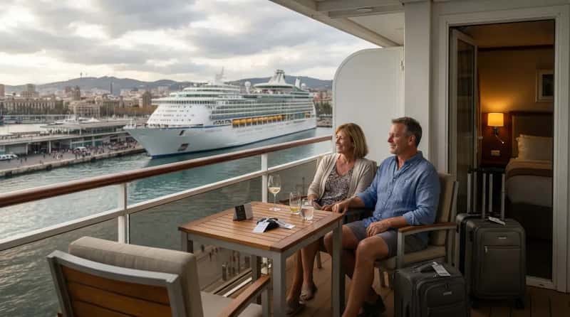 #2 - They Book an Extra Buffer Day Before Embarkation (Image Credits: Gemini)