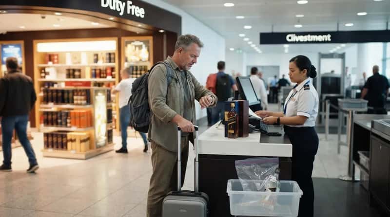 #6 - Duty-Free Liquids Rebought at the Connecting Airport After the First Bottle Gets Tossed (Image Credits: Gemini)
