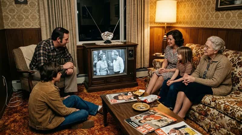 #4 - The Single-Channel Family Television Night (Image Credits: Gemini)