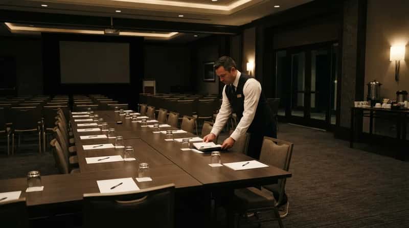 #7 - That Perfect Conference Room Was Built at 3 a.m. (Image Credits: Gemini)