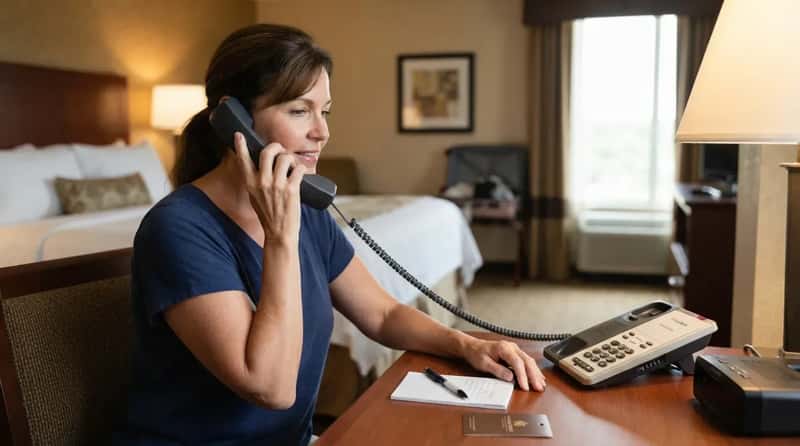 5. Call the Front Desk to Confirm Any Pre-Booked Extras (Image Credits: Gemini)