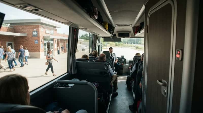 #14 - Walking Past the Rest Stop Restrooms, Then Using the Onboard One (Image Credits: Gemini)