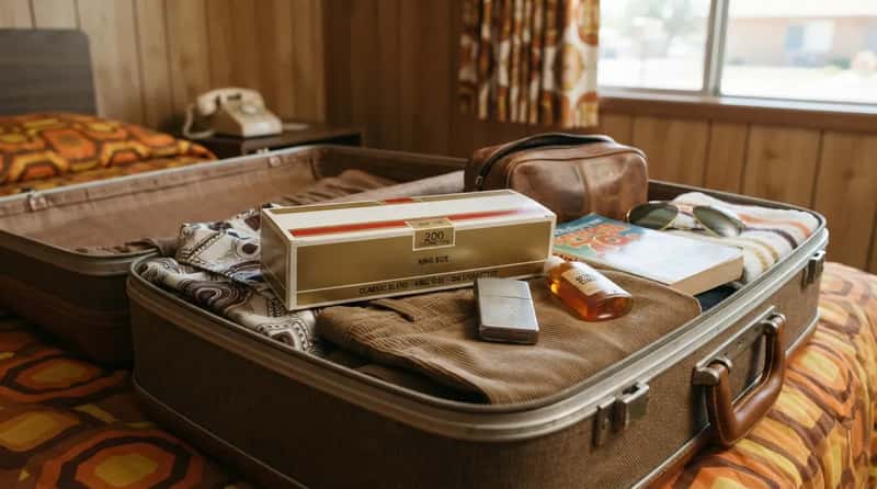 #13 - Cigarettes and a Lighter, Packed Like Toiletries (Image Credits: Gemini)