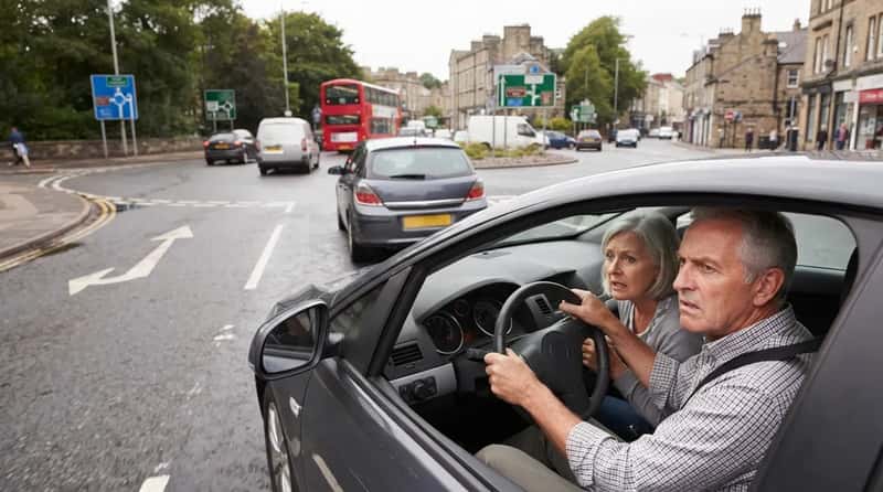#10 - Roundabouts and Left-Hand Driving Cause More Senior Rental Panic Than Anything Else (Image Credits: Gemini)