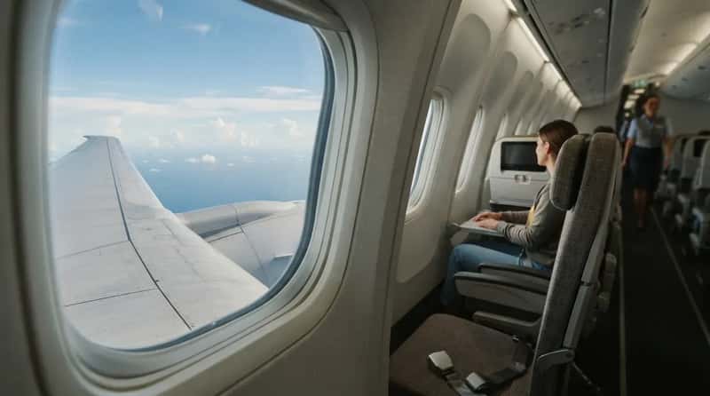 #13 - Sitting Behind the Wings Buys You a Smoother Ride (Image Credits: Gemini)