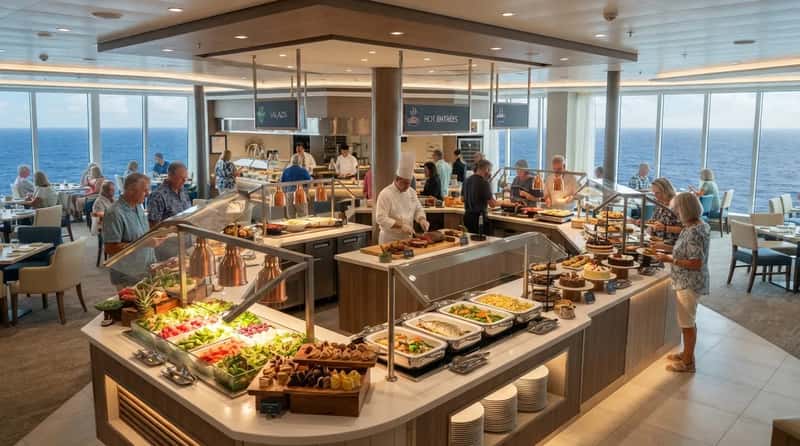 #10 - Holland America Lido Market: The Calm One on a Sea Day (Image Credits: Gemini)