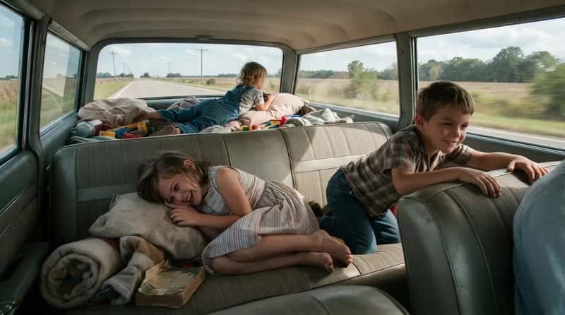 #17 - Kids Roaming the Back Seat With Zero Restraints (Image Credits: Gemini)