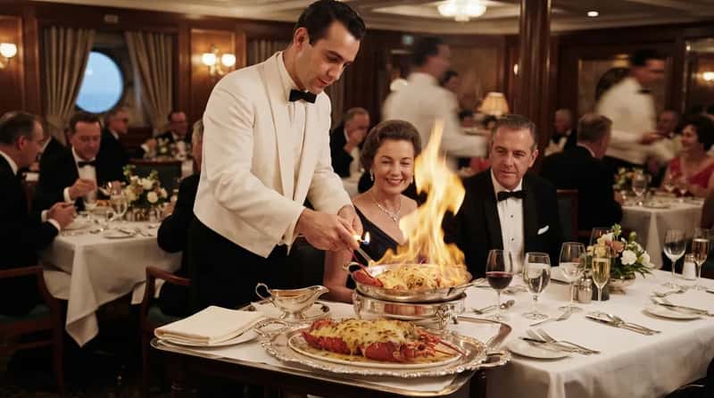 #10 - Lobster Thermidor, Flambéed Tableside in Heavy Sherry (Image Credits: Gemini)
