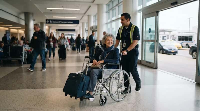 #3 - Airline Wheelchair Assistance All the Way to Your Ride (Image Credits: Gemini)