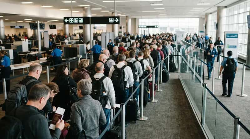 8. Standing in the regular line despite flying constantly (Image Credits: Gemini)