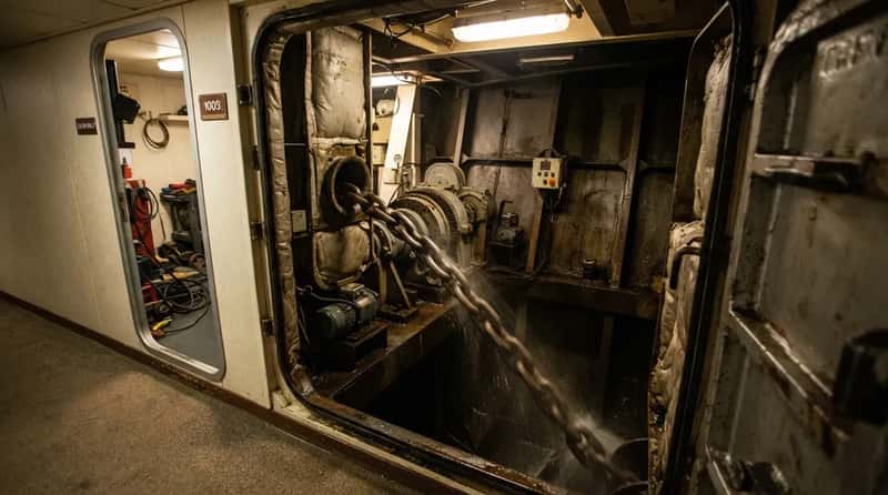 #14 - The Low Forward Cabin Near the Anchor Chain (Image Credits: Gemini)