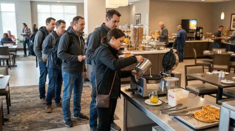 14. They Never Touch the Waffle Machine Line (Image Credits: Gemini)