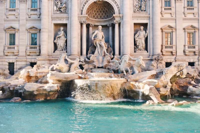Rome's Trevi Fountain and Metro Line A (Image Credits: Unsplash)