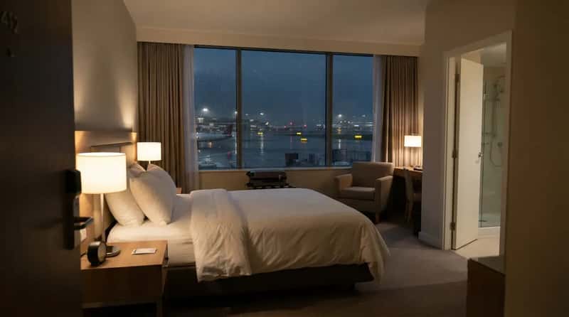 #7 - A Free-Cancellation Hotel Room Waiting Near the Airport (Image Credits: Gemini)