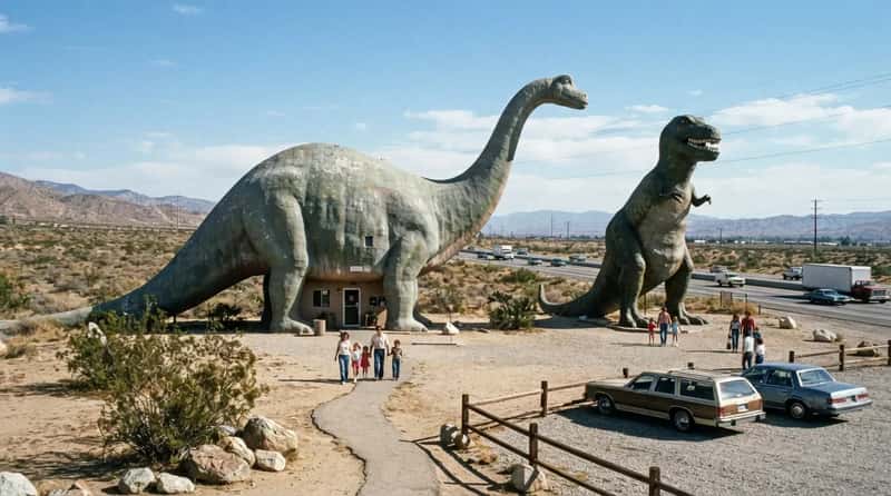 #10 - The Cabazon Dinosaurs Looked Like They Escaped a Museum (Image Credits: Gemini)