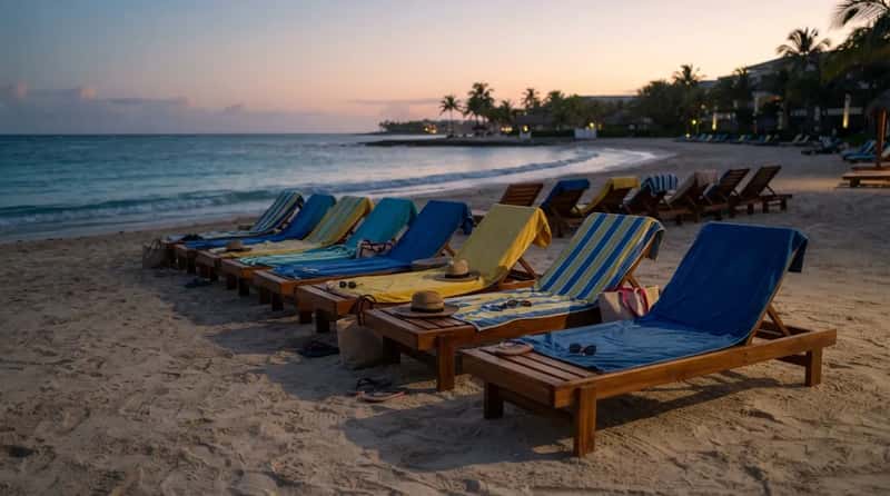 #23 - Claiming Every Lounge Chair Before Sunrise, Then Vanishing (Image Credits: Gemini)