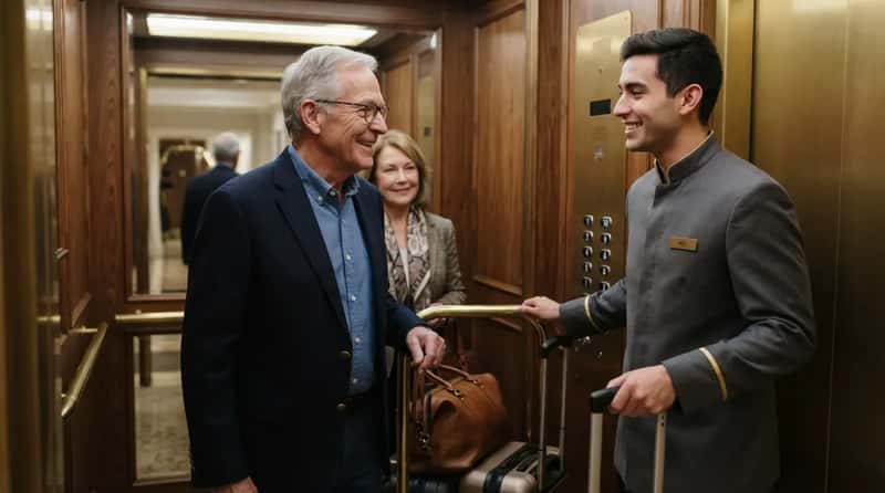 #4 - Knowing the Bellhop's Name by the End of the Ride (Image Credits: Gemini)