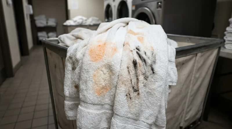 #9 - The Towel Stains That Show Who Used Them for the Wrong Thing (Image Credits: Gemini)
