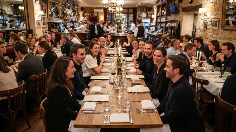 #6 - A Table for 13, Inside a Fully Booked Restaurant, in 30 Minutes (Image Credits: Gemini)