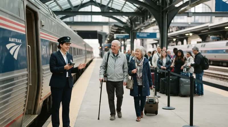 Seniors Are Actually on Amtrak's Early Boarding List (Image Credits: Gemini)