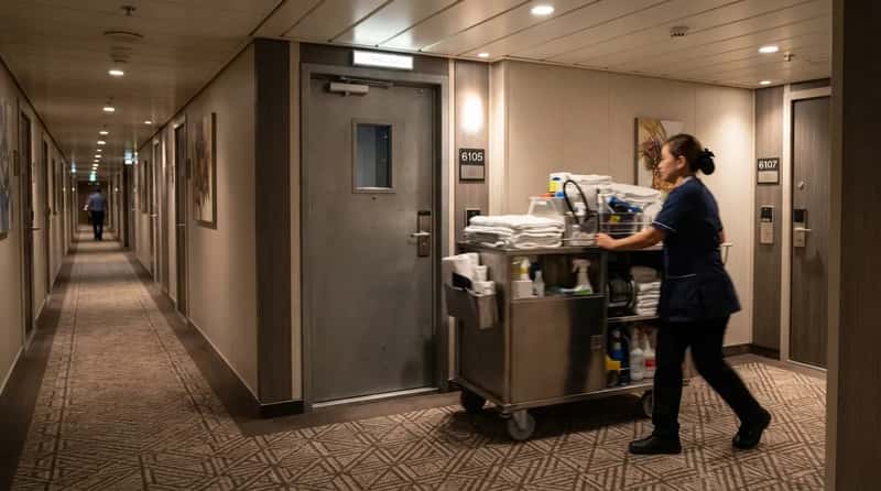#7 - The Cabin Where Crew Carts Roll By at All Hours (Image Credits: Gemini)
