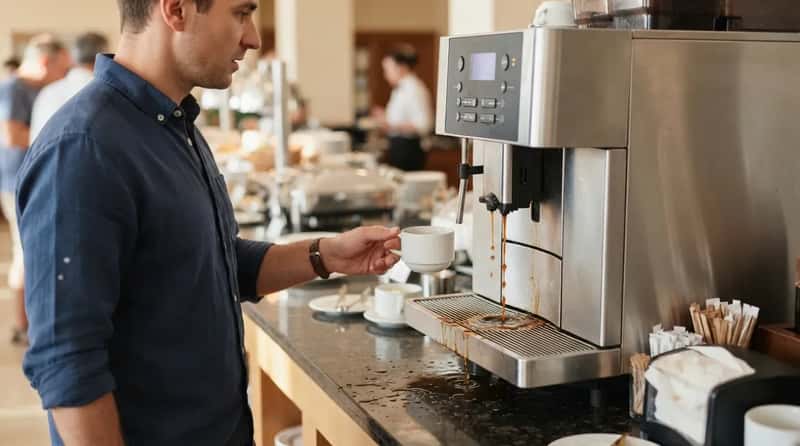 #23 - Yanking the Cup Out Before the Coffee Finishes (Image Credits: Gemini)