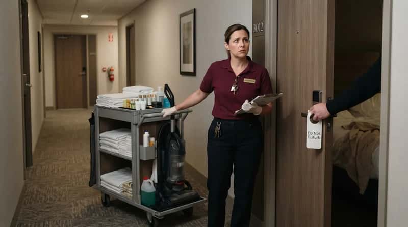 #6 - Complaining the Room Isn't Clean, Then Refusing to Let Anyone Back In (Image Credits: Gemini)